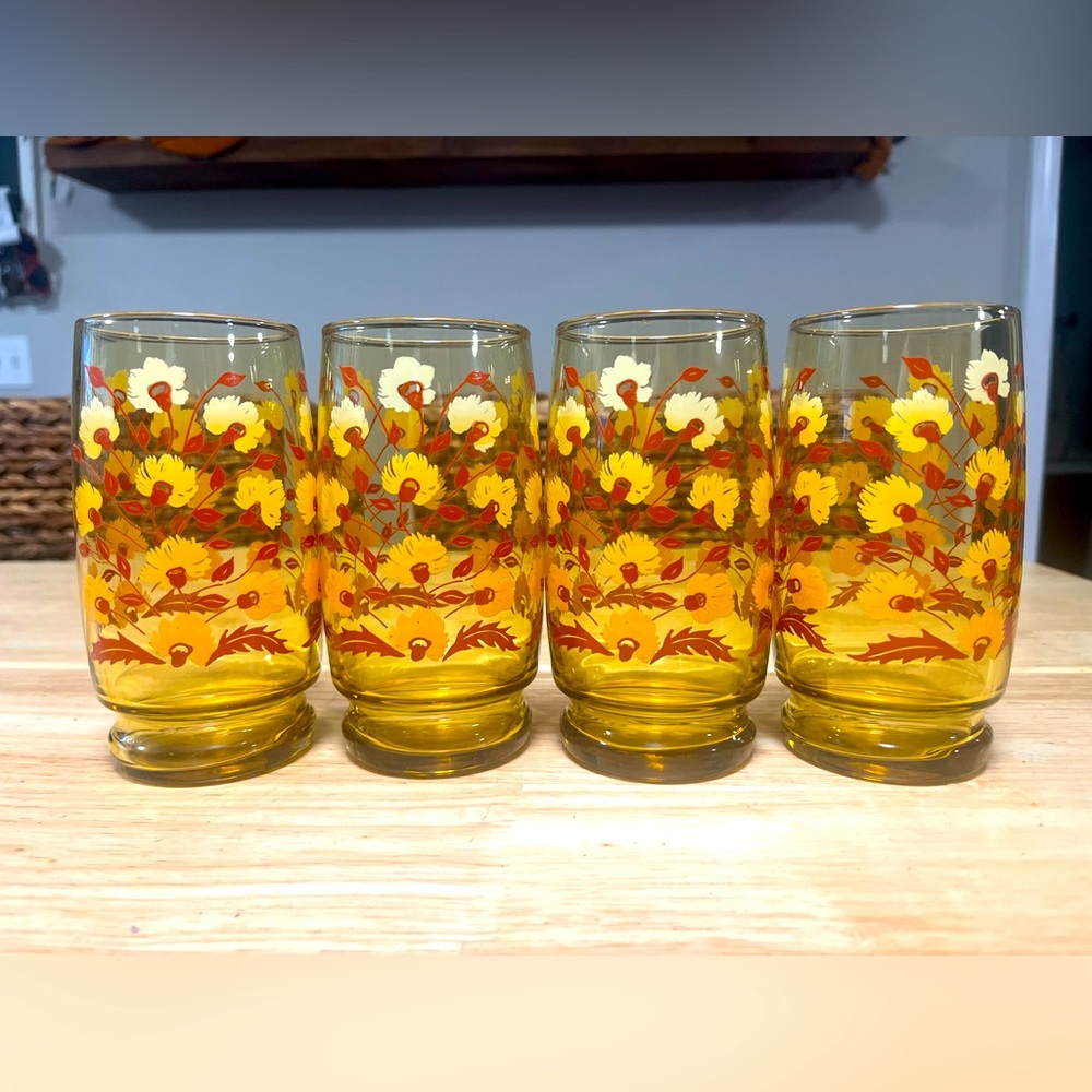 Vintage MCM 12oz tumblers